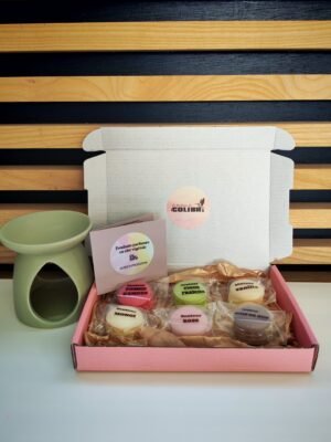 BOîTE DE 6 FONDANTS MACARONS ET SON BRÛLEUR