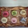 BOîTE DE 6 FONDANTS MACARONS ET SON BRÛLEUR