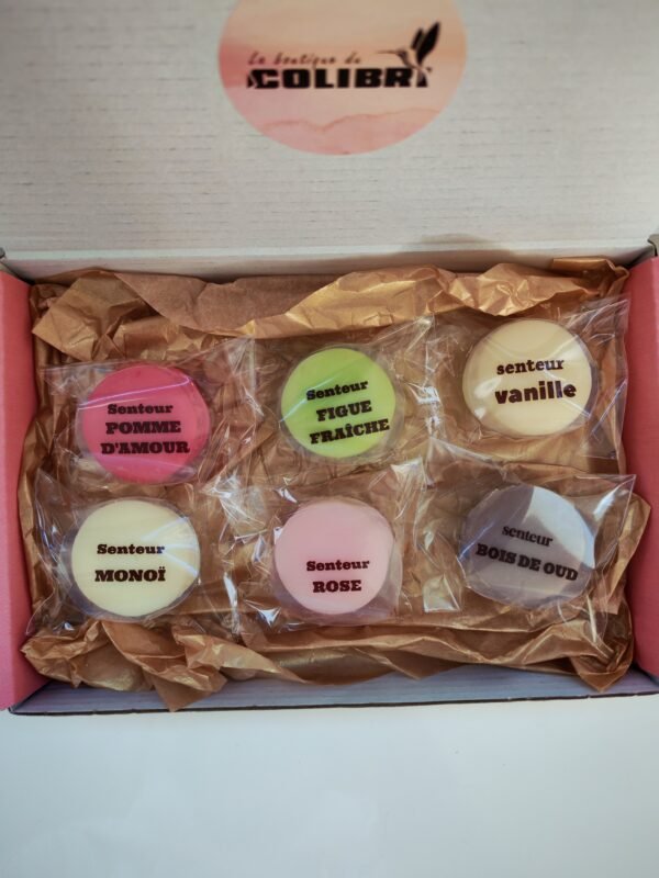 BOITE DE 6 FONDANTS MACARONS